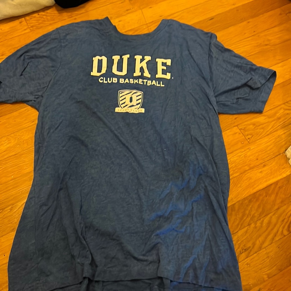 Soft Blue Duke Basketball Tee, unisex medium
